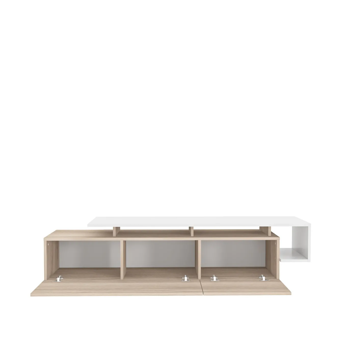 Tv-meubel Pia Naturel/Wit 180cm