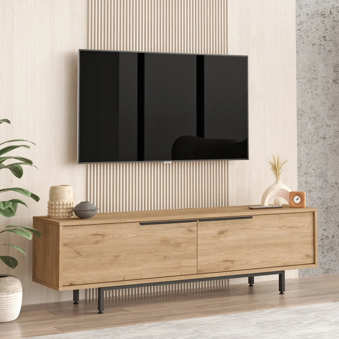 Tv-meubel Roard Naturel 160cm