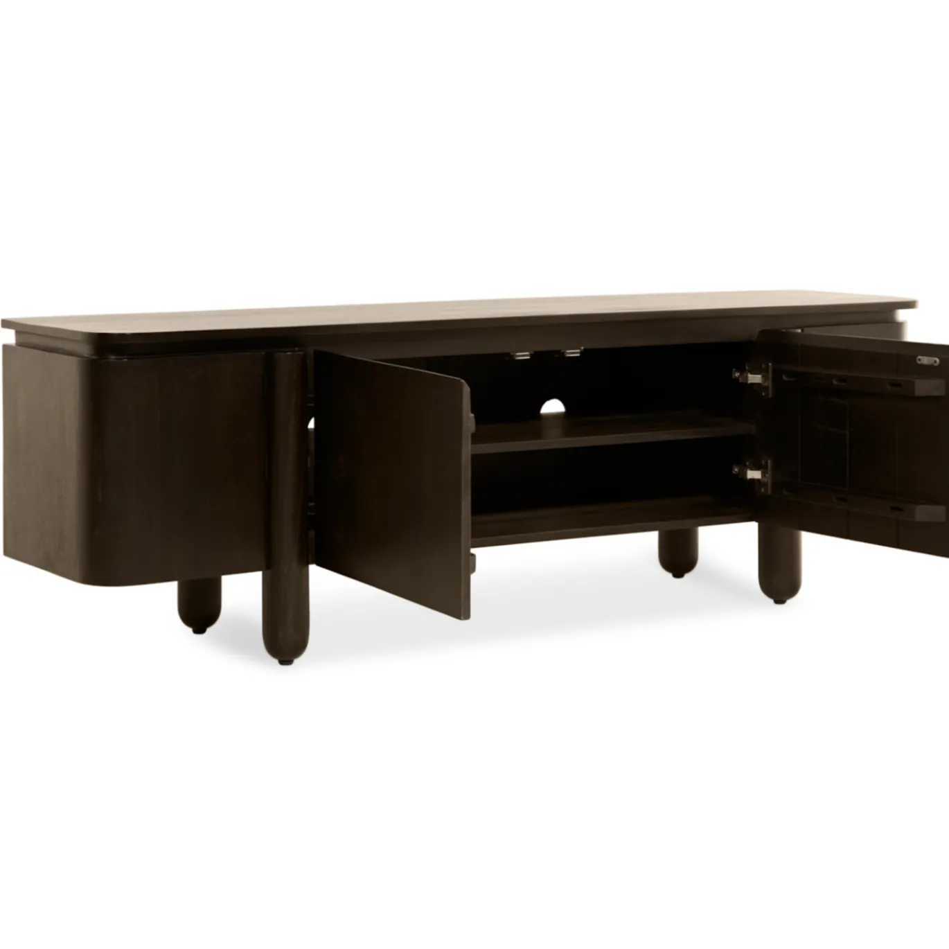 Tv-meubel Rondo Donkerbruin 175cm - Giga Meubel