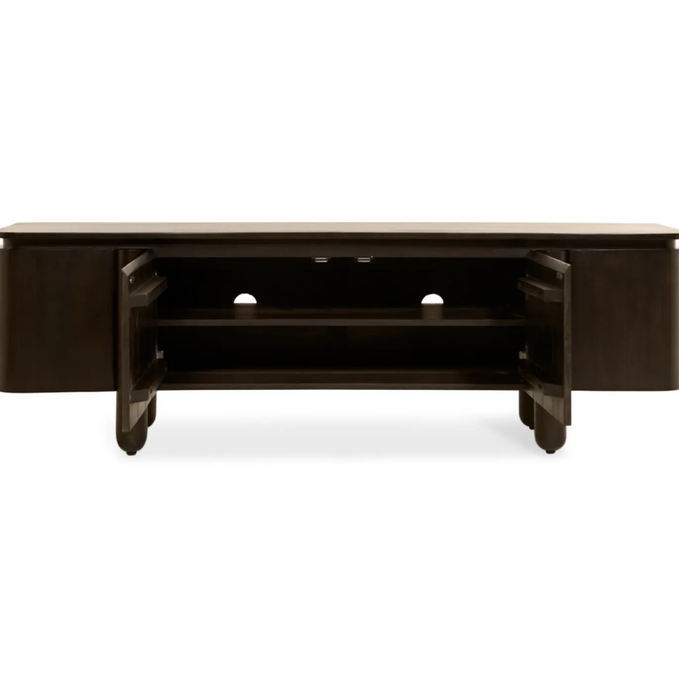 Tv-meubel Rondo Donkerbruin 175cm - Giga Meubel