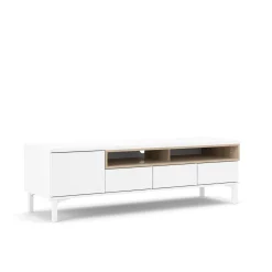 Tv-meubel Roomers Wit/Naturel - Giga Living