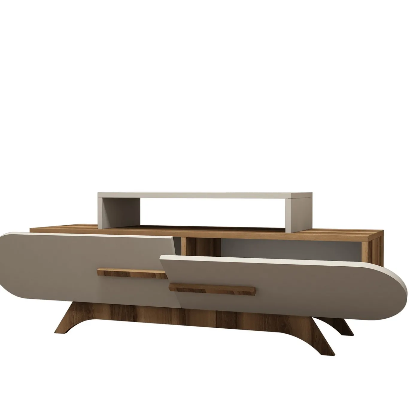 Tv-meubel Rose Crème/Walnoot 145cm