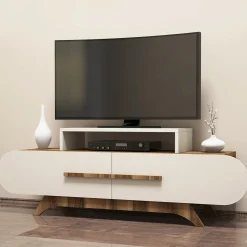 Tv-meubel Rose Crème/Walnoot 145cm