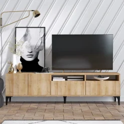 Tv-Meubel Ross Melamine Eiken