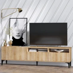 Tv-Meubel Ross Melamine Eiken