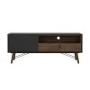 Tv-meubel Ry Noten Mat Zwart - Giga Living