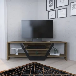Tv-meubel Sares Bruin/Zwart