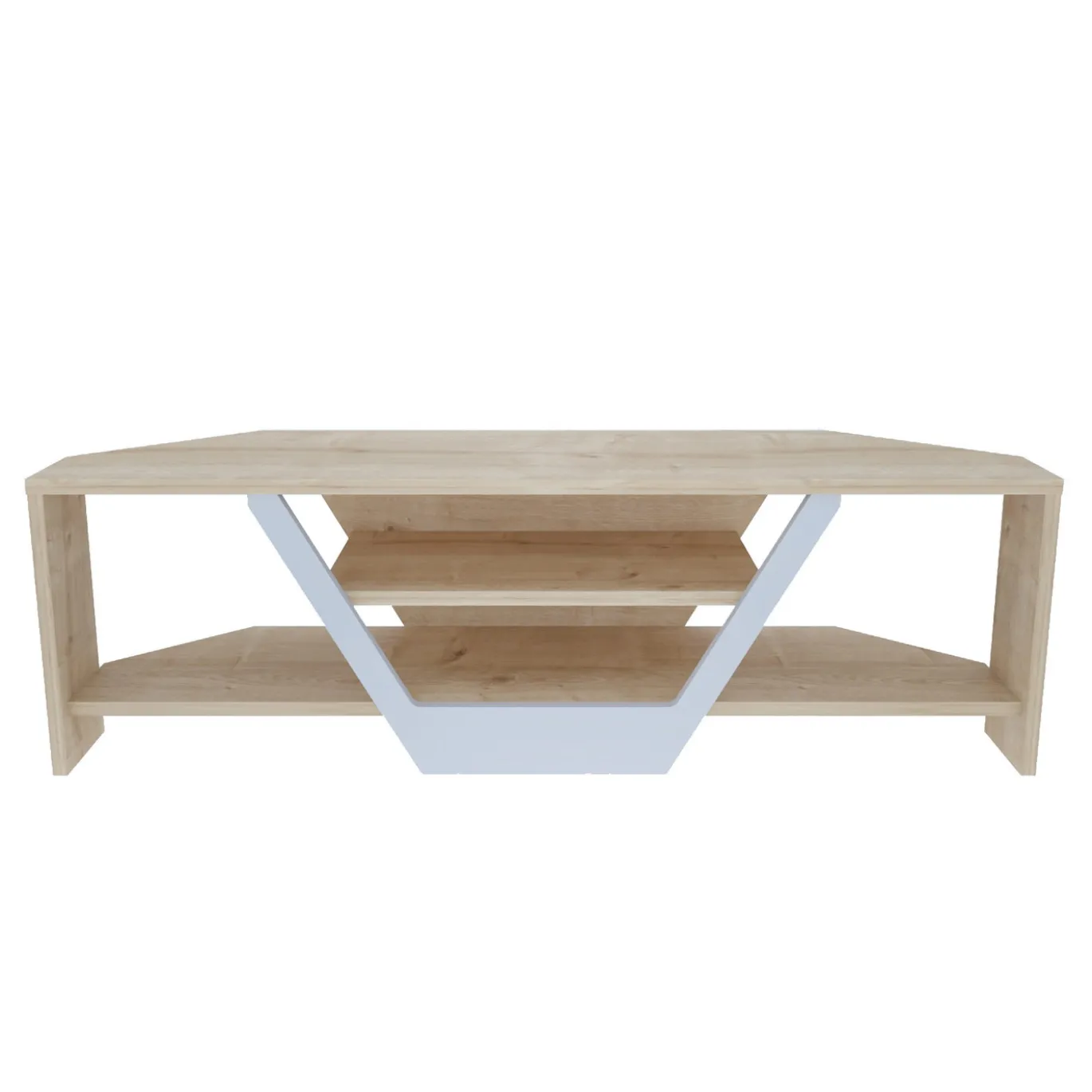 Tv-meubel Sares Naturel/Wit