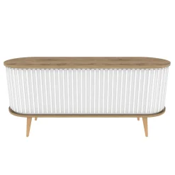 Tv-meubel Stor Wit/Naturel 140cm