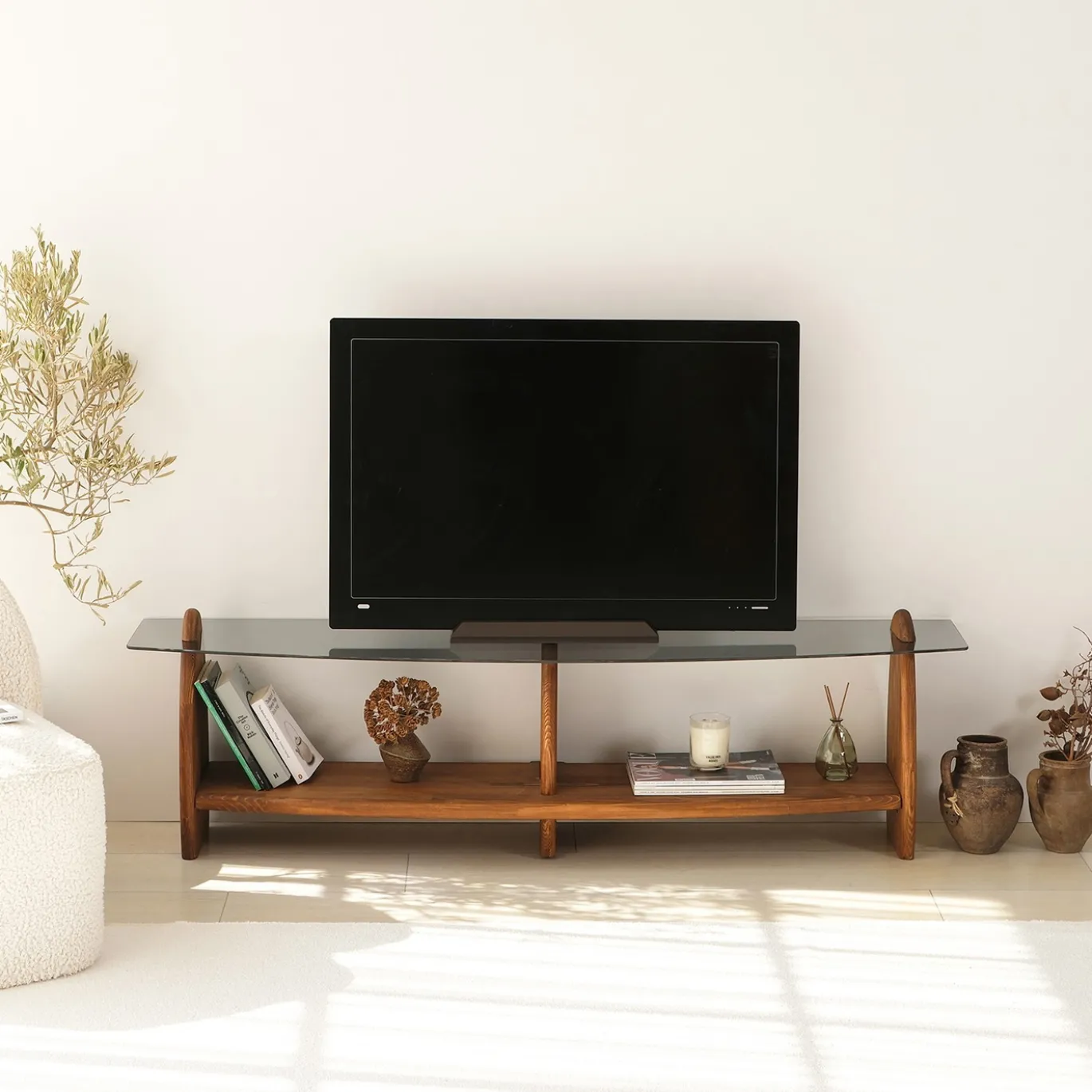 Tv-meubel Surf Smoke/Bruin 160cm