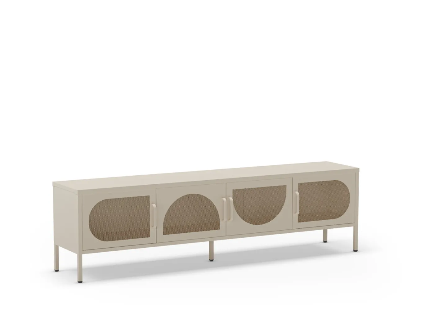 Tv-meubel Tayra 4d 180cm Crème - Giga Meubel