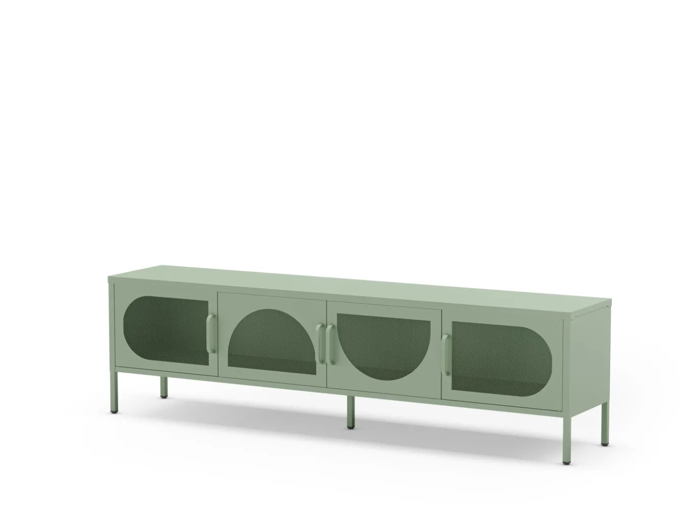 Tv-meubel Tayra 4d 180cm Mintgroen - Giga Meubel