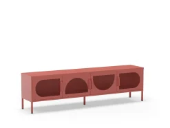 Tv-meubel Tayra 4d 180cm Terracotta - Giga Meubel