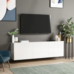 Tv-Meubel Tocoa Melamine Wit