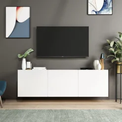 Tv-Meubel Tocoa Melamine Wit