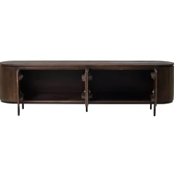 Tv-meubel Tora Walnoot 200cm Mangohout - Giga Meubel