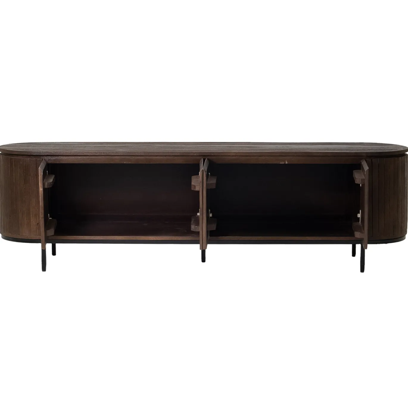 Tv-meubel Tora Walnoot 200cm Mangohout - Giga Meubel