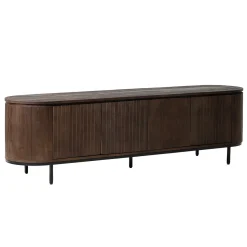 Tv-meubel Tora Walnoot 200cm Mangohout - Giga Meubel