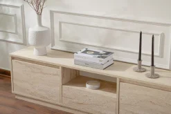 Tv-meubel Vanguard Travertinlook 160cm