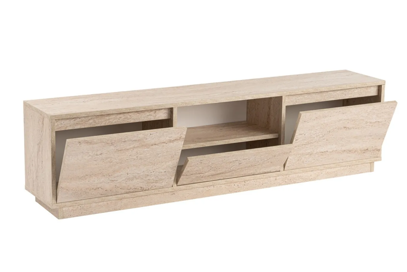 Tv-meubel Vanguard Travertinlook 160cm