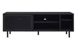 Tv-meubel Veep Zwart Metaal 160cm - Giga Living