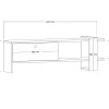 Tv-meubel Yonca Antraciet/Naturel 120cm