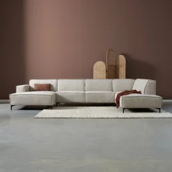 U-Bank River met Chaise Longue Links Majestic Beige
