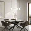 Uitschuifbare Eettafel Belma 160/200 Wit Matt Keramiek - Giga Meubel