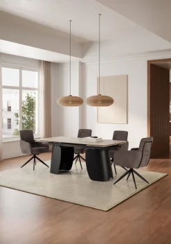 Uitschuifbare Eettafel Crisia 180/260cm Travertine - Giga Meubel