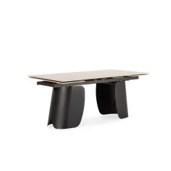 Uitschuifbare Eettafel Crisia 180/260cm Travertine - Giga Meubel