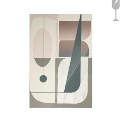 Urban Cotton Glasschilderij Snow Leopard 40x60cm