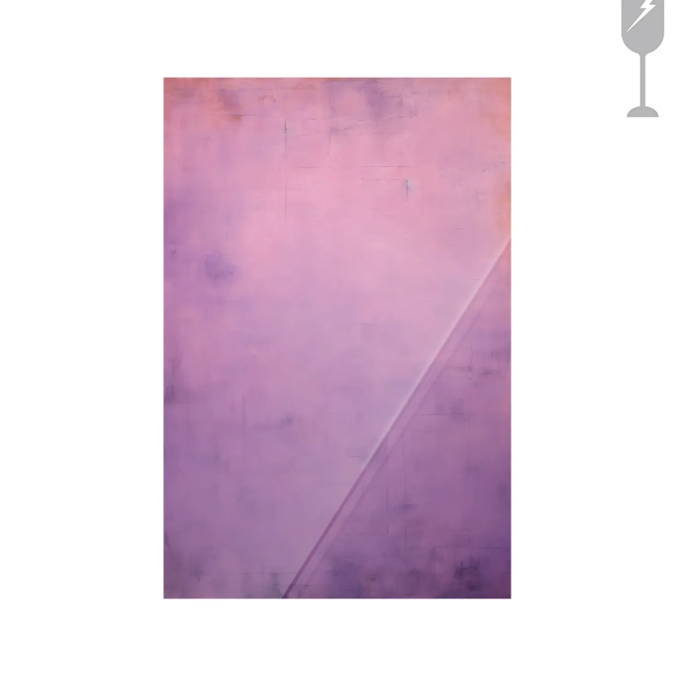 Urban Cotton Glasschilderij Smokes 40x60cm