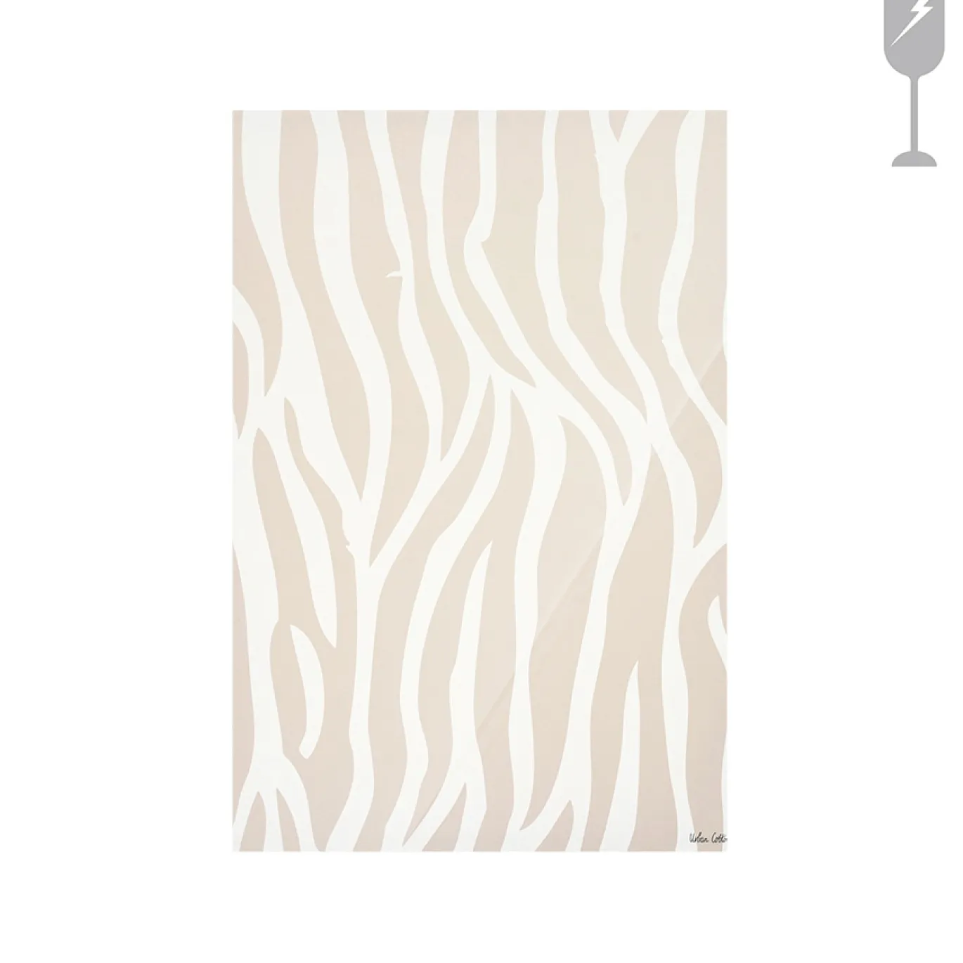 Urban Cotton Glasschilderij Savanna Beige 40x60cm
