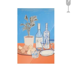 Urban Cotton Glasschilderij Cocktail Table 40x60cm