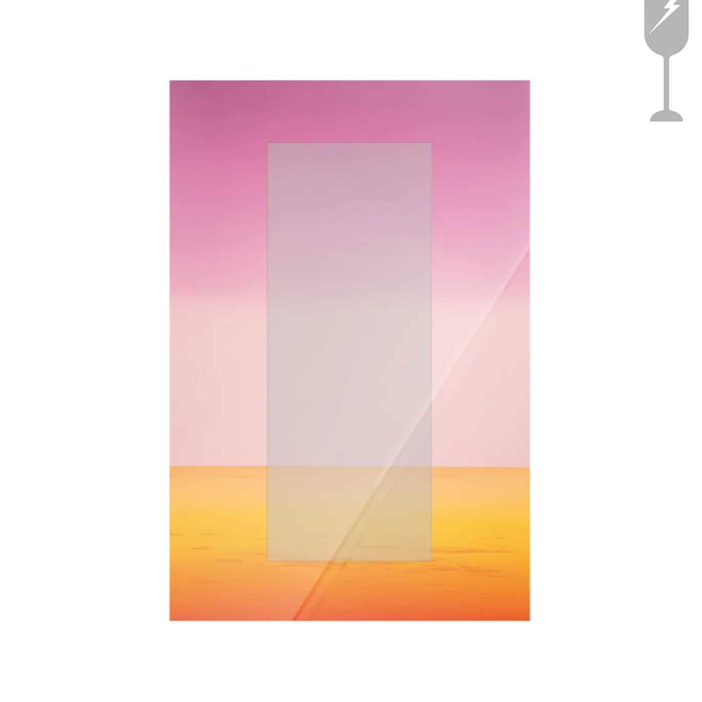Urban Cotton Glasschilderij Gradient 2 40x60cm