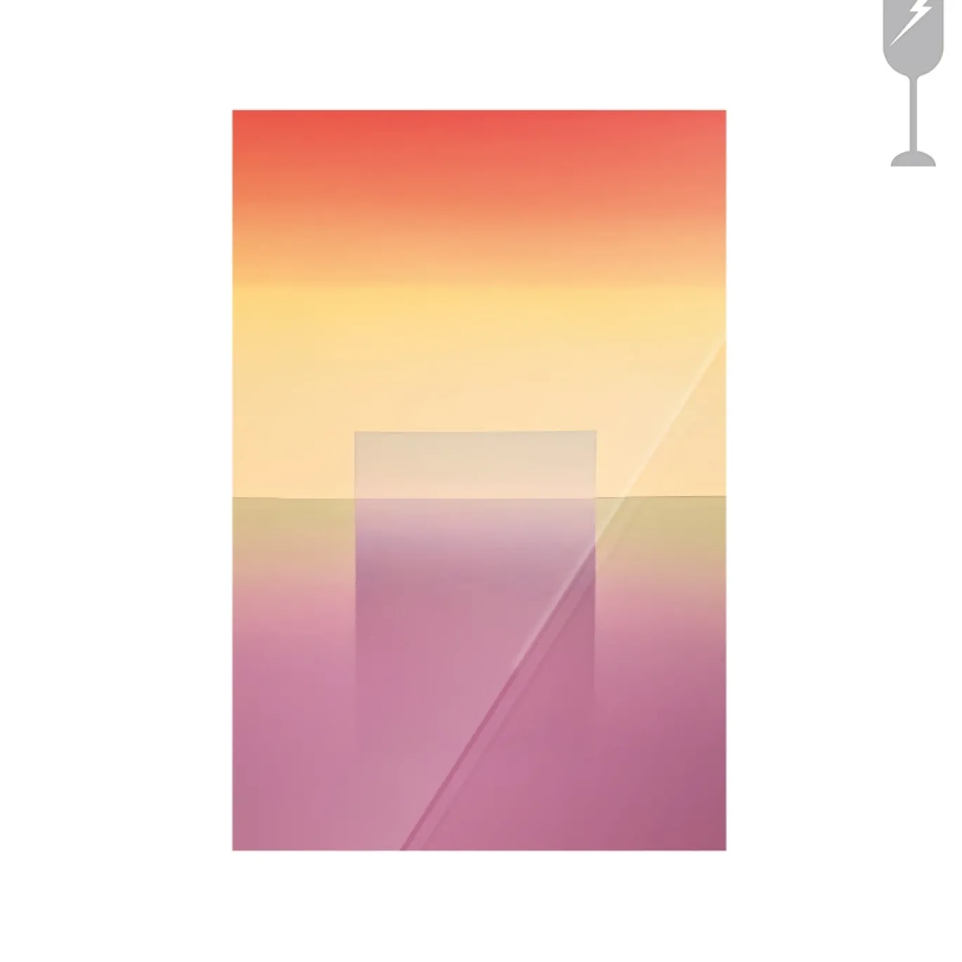 Urban Cotton Glasschilderij Gradient 1 40x60cm