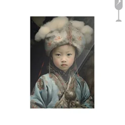 Urban Cotton Glasschilderij Traditional Child 2 40x60cm