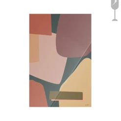 Urban Cotton Glasschilderij Brigitte 40x60cm