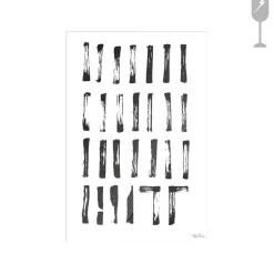 Urban Cotton Glasschilderij Blocks 40x60cm