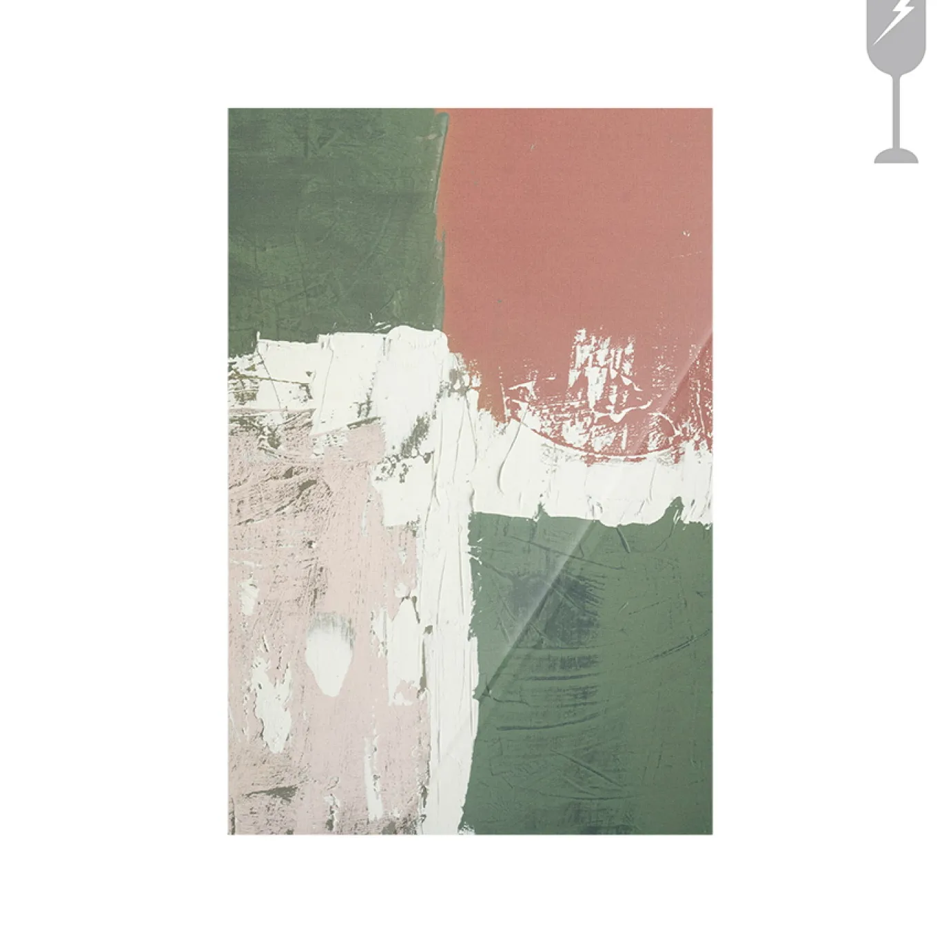 Urban Cotton Glasschilderij Birds 40x60cm