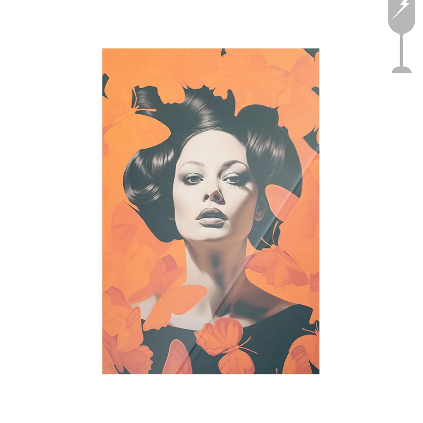 Urban Cotton Glasschilderij Abbby 40x60cm