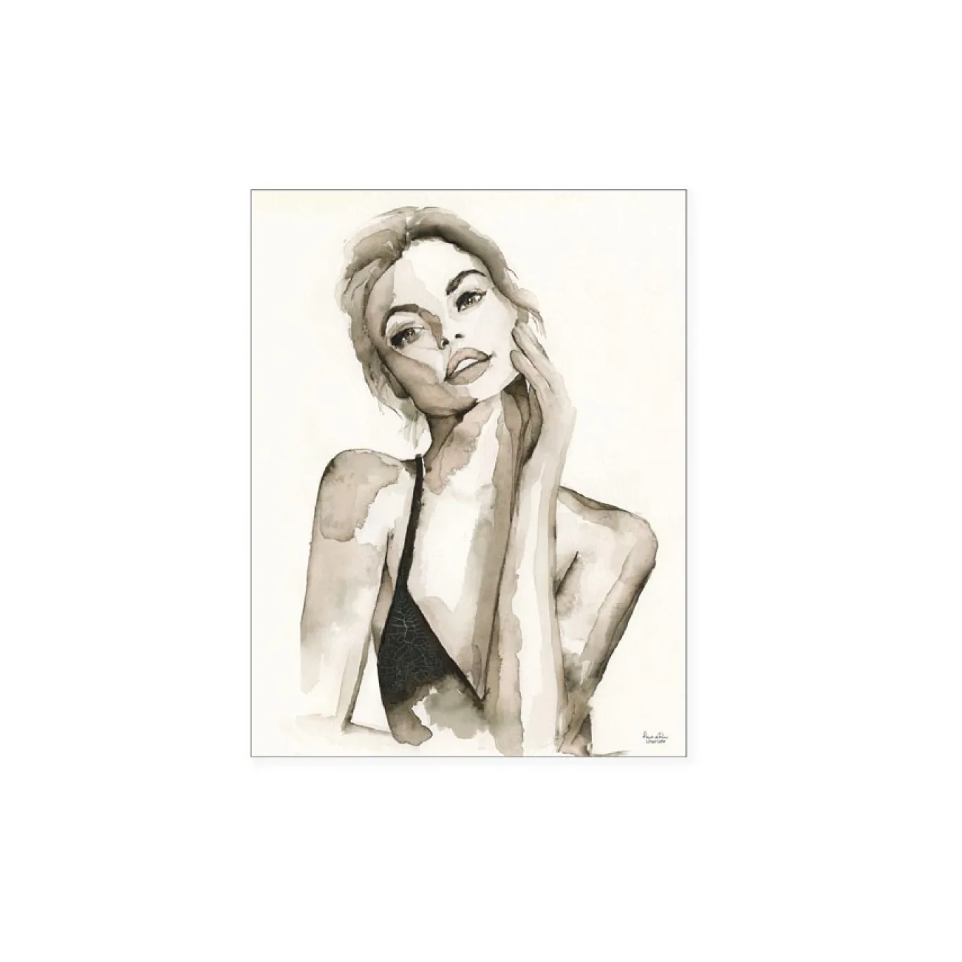 Urban Cotton Wandkleed A woman's Face Small 80x110cm