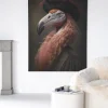 Urban Cotton Wandkleed Flamingo Large 145x190cm