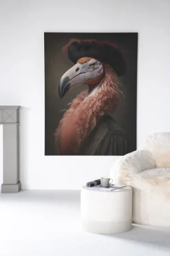 Urban Cotton Wandkleed Flamingo Large 145x190cm