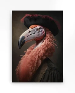 Urban Cotton Wandkleed Flamingo Large 145x190cm