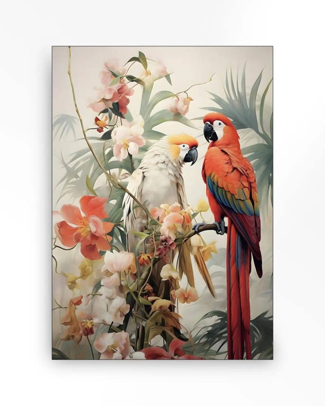 Urban Cotton Wandkleed Lovebirds Large 145x190cm