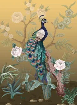 Urban Cotton Wandkleed Peacock Large 145x190cm