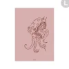Urban Cotton Wandkleed Polypus Large