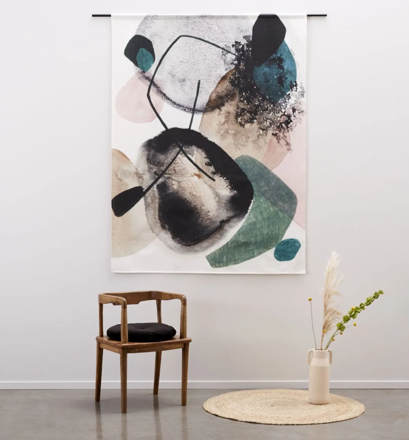 Urban Cotton Wandkleed Splash Large 145x190cm