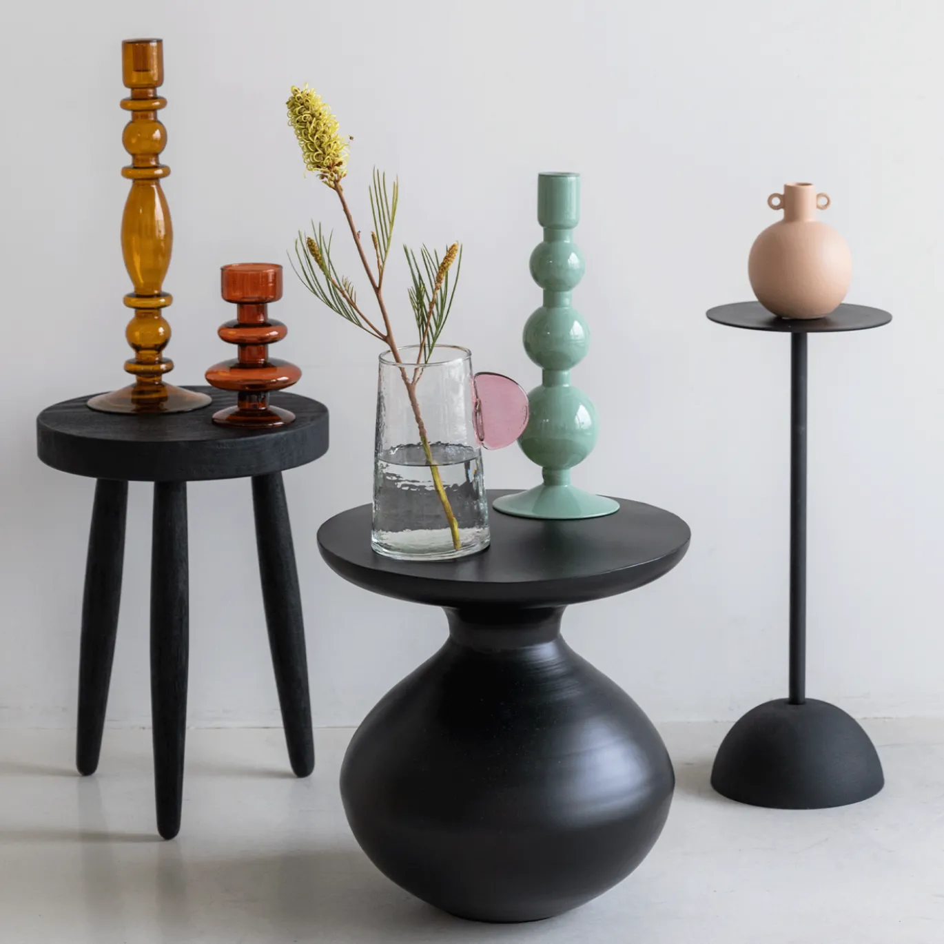 Urban Nature Culture Bijzettafel Tummy Zwart